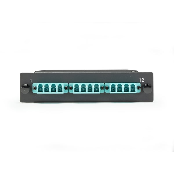 Black Box Mtp Om3 Fiber Optic Lgx Cassette - (1) Mtp 12 To (12) Lc Type A FOCA20M3-1MP12-12LC - main